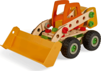 Eichhorn Constructor 140 darabos kerekes homlokrakodó építőjáték