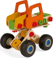 Eichhorn Constructor 140 darabos kerekes homlokrakodó építőjáték