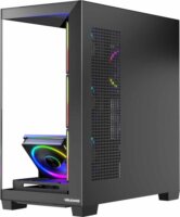 MODECOM VOLCANO STELLAR ARGB MIDI 5F Midi torony Számítógépház + 4db 120mm ventilátor - Fekete