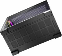 MODECOM VOLCANO STELLAR ARGB MIDI 5F Midi torony Számítógépház + 4db 120mm ventilátor - Fekete