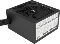 Aerocool B509A Flow-G-BK-v1 Midi Torony Számítógépház + 650W PSU - Fekete