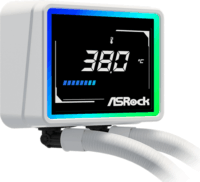 ASRock Challenger White 360 Digital 360mm ARGB All In Onve Univerzális CPU Vízhűtés - Fehér