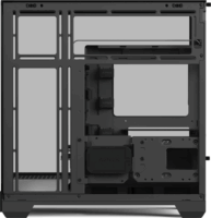 APNX V2-F-BK-v1 Midi Torony Számítógépház + 4db 140mm ventilátor - Fekete