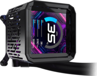 ASRock Phantom Gaming 360 LCD 360mm PWM ARGB Univerzális CPU Vízhűtés - Fekete