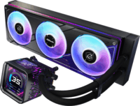 ASRock Phantom Gaming 360 LCD 360mm PWM ARGB Univerzális CPU Vízhűtés - Fekete