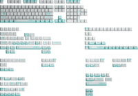 HYTE Firefly Keycap Set Billentyűzet gomb készlet (252 db / csomag)