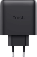 Trust 26067 Maxo USB-A / 3x USB-C GaN Hálozati Gyorstöltő Adapter 65W + USB-C Kábel 2m - Fekete