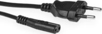 ACT AK5279 230V CEE 7/16 - C7 IEC Hálózati tápkábel 0,2m - Fekete