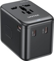Unitek P1122ABK01 USB-A / 3x USB-C Hálózati Utazó Töltő Adapter 65W - Fekete