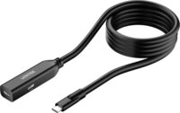 Unitek U1335ABK01 USB-C apa - USB-C 3.2 anya Hosszabbító Kábel 5m - Fekete