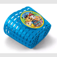 Stamp Mancs őrjárat mintájú kosár biciklire - Kék/Mintás