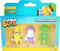 Diramix Stumble Guys 3 darabos Mini 3D figura szett 1. széria- Többféle