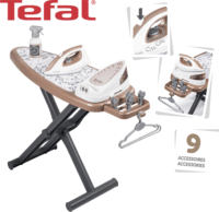 Smoby Tefal Játék vasalódeszka gőzállomással - Fehér/Arany