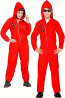 La Casa De Papel - A nagy pénzrablás Piros overál jelmez 12-13 éves gyerekeknek