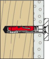 Fischer 537258 Duotec 10 Kampós Tipli készlet Ø10x50 (50db/csomag)