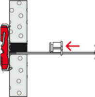 Fischer 537258 Duotec 10 Kampós Tipli készlet Ø10x50 (50db/csomag)