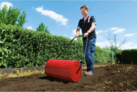 Einhell GC-GR 57 Kézi Fém Gyephenger 57cm 46L - Piros