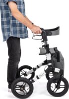 Timago RANGER Alumínium négykerekű rollátor Max 136kg - Ezüst