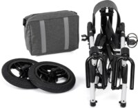 Timago RANGER Alumínium négykerekű rollátor Max 136kg - Ezüst