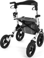 Timago RANGER Alumínium négykerekű rollátor Max 136kg - Ezüst