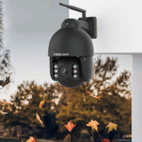Foscam SD8P Smart Wifi 4K Ultra HD 355° forgatható Okos Kültéri/beltéri Kamera - Fekete