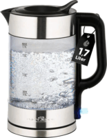 Proficook PC-WKS 1322 Vízforraló 1.7L 2200 Watt - Átlátszó / Fekete