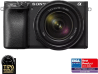 Sony Alpha 6400 AM Kompakt Fényképezőgép váz + SEL 18-135 Objektív