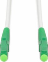 Digitus DK-2933A-20-LCA-SX Optikai patch kábel LC/APC Simplex 20m - Fehér/Zöld