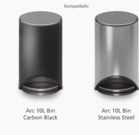 Joseph Joseph IW9 Zárószalagos szemeteszsák 10L (20 db / tekercs) - Fekete