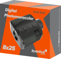 Levenhuk Kelvin Snap ED 8x25 Monokuláris Digitális Távcső - Fekete