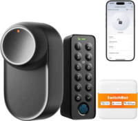 SwitchBot Ultra Touch Bundle Okosajtó-rendszer (Okos zár + Érintős billentyűzet + Okos hub)