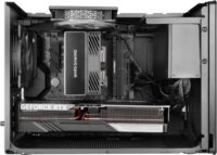 Mars Gaming MC-XPRO Mini Torony Számítógépház + 1db 80mm ventilátor + 1db 120mm ventilátor - Fekete