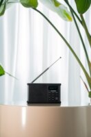 Blaupunkt DR3BK Hordozható Akkus DAB+ FM Asztali Rádió - Fekete