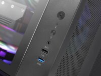 Mars Gaming MCV-ONE Midi Torony Számítógépház + 1db 120mm ventilátor - Fekete