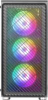 Mars Gaming MC-F Midi Torony Számítógépház + 4db 120mm ventilátor - Fekete