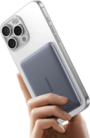 Baseus PicoGo AM41 Vezeték Nélküli Powerbank 5000mAh 20W - Szürke