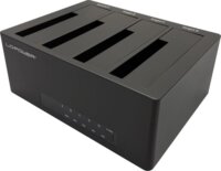 LC‑Power LC‑DOCK‑U3‑4B‑V2 4‑rekeszes HDD/SSD Dokkoló Állomás (USB 3.2 Gen 1x1 - SATA)