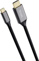Trust 25630 Calyx USB-C - HDMI Kábel 2m - Fekete/Ezüst