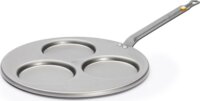De Buyer Mineral B Element 3 lyukú Serpenyő 27cm - Szürke