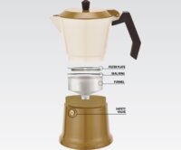 Maestro MR-1657 9 személyes Kotyogós kávéfőző - Bézs