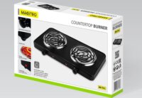 Maestro MR-770-2 Hordozható 2 zónás Elektromos főzőlap 2000W - Fekete