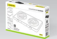 Maestro MR-770-2 Hordozható 2 zónás Elektromos főzőlap 2000W - Fekete