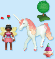 Playmobil 71841 Magic Unicorns - Gyűjthető unikornis Égrózsa tündérrel