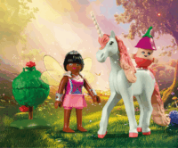 Playmobil 71841 Magic Unicorns - Gyűjthető unikornis Égrózsa tündérrel