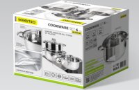 Maestro MR-2020-6XL Rozsdamentes Acél Edénykészlet - Inox (6 részes)