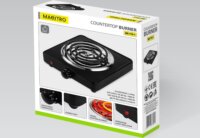 Maestro MR-770-1 Hordozható 1 zónás Elektromos főzőlap 1000W - Fekete