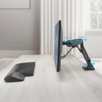 ACT AC8313 17"-35" Monitor asztali tartó kar - Fekete