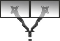 ACT AC8314 17"-35" Monitor asztali tartó kar - Fekete (2 kijelző)