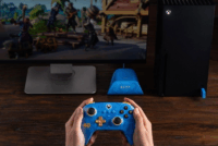 8Bitdo Ultimate 3-mode Mobil Hall-Effect Rare Edition vezeték nélküli kontroller (Xbox Series X|S / Xbox One / PC) - Kék