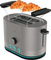 Cecotec Shine&Toast Double 2 Szeletes Kenyérpirító 850W - Ezüst